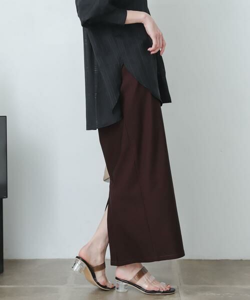 SENSE OF PLACE by URBAN RESEARCH / センスオブプレイス バイ アーバンリサーチ スカート | ストレッチサスツキハイウエストスカート | 詳細26