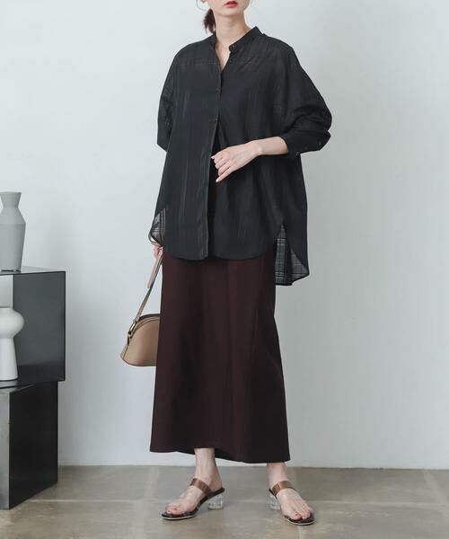 SENSE OF PLACE by URBAN RESEARCH / センスオブプレイス バイ アーバンリサーチ スカート | ストレッチサスツキハイウエストスカート | 詳細27