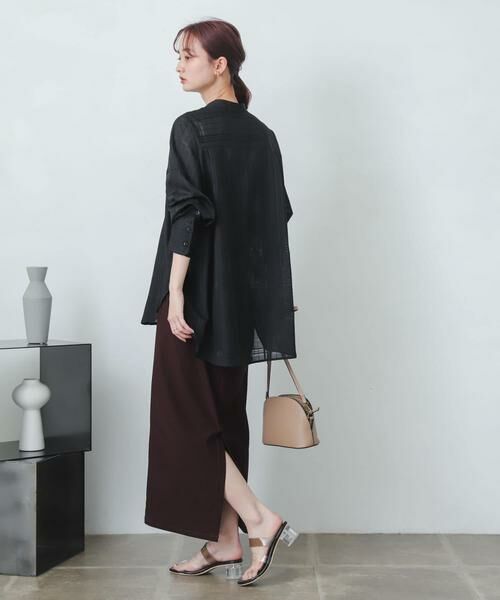 SENSE OF PLACE by URBAN RESEARCH / センスオブプレイス バイ アーバンリサーチ スカート | ストレッチサスツキハイウエストスカート | 詳細28