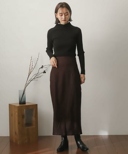 SENSE OF PLACE by URBAN RESEARCH / センスオブプレイス バイ アーバンリサーチ スカート | ストレッチサスツキハイウエストスカート | 詳細18