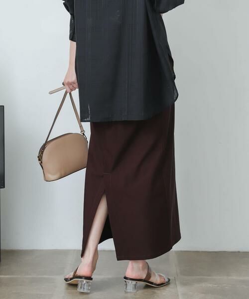 SENSE OF PLACE by URBAN RESEARCH / センスオブプレイス バイ アーバンリサーチ スカート | ストレッチサスツキハイウエストスカート | 詳細23