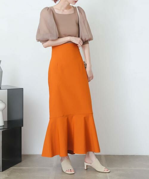 SENSE OF PLACE by URBAN RESEARCH / センスオブプレイス バイ アーバンリサーチ スカート | ストレッチハイウエストマーメイドスカート | 詳細10