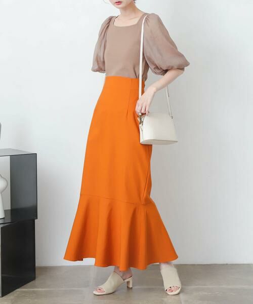 SENSE OF PLACE by URBAN RESEARCH / センスオブプレイス バイ アーバンリサーチ スカート | ストレッチハイウエストマーメイドスカート | 詳細9