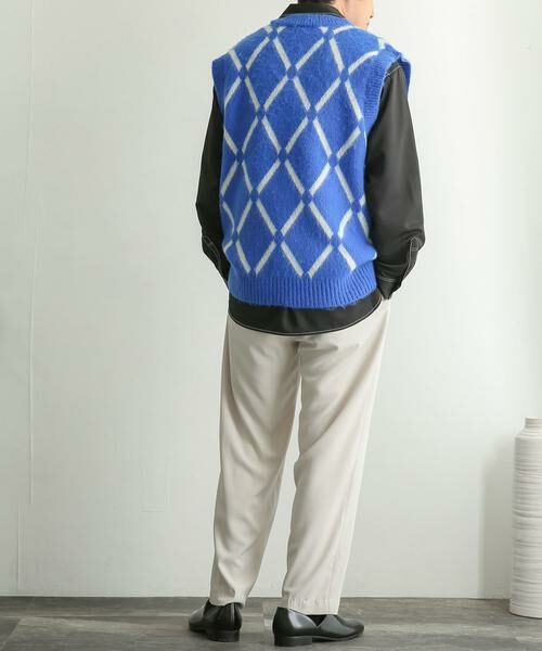 SENSE OF PLACE by URBAN RESEARCH / センスオブプレイス バイ アーバンリサーチ ベスト | 『ユニセックス』モヘアライクウィンドウペンVネックベスト | 詳細11