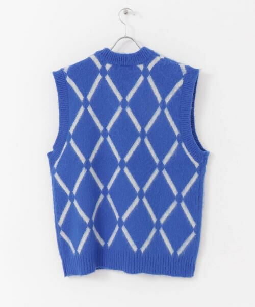 SENSE OF PLACE by URBAN RESEARCH / センスオブプレイス バイ アーバンリサーチ ベスト | 『ユニセックス』モヘアライクウィンドウペンVネックベスト | 詳細13