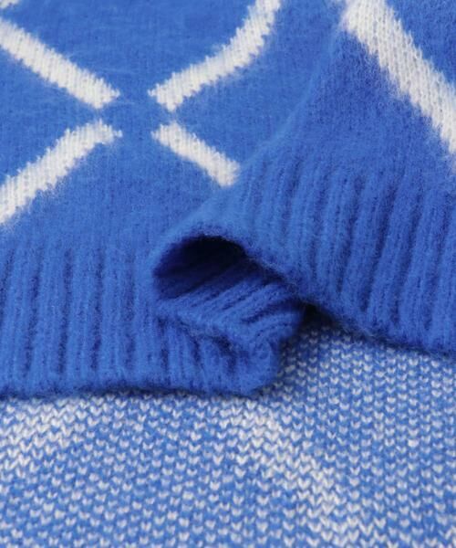 SENSE OF PLACE by URBAN RESEARCH / センスオブプレイス バイ アーバンリサーチ ベスト | 『ユニセックス』モヘアライクウィンドウペンVネックベスト | 詳細14