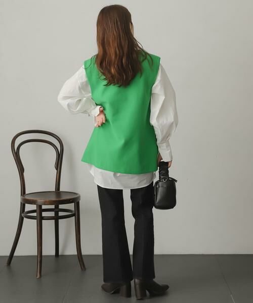 SENSE OF PLACE by URBAN RESEARCH / センスオブプレイス バイ アーバンリサーチ ベスト | ウールライクジャージVネックジレ | 詳細5