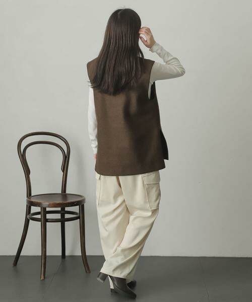 SENSE OF PLACE by URBAN RESEARCH / センスオブプレイス バイ アーバンリサーチ ベスト | ウールライクジャージVネックジレ | 詳細14