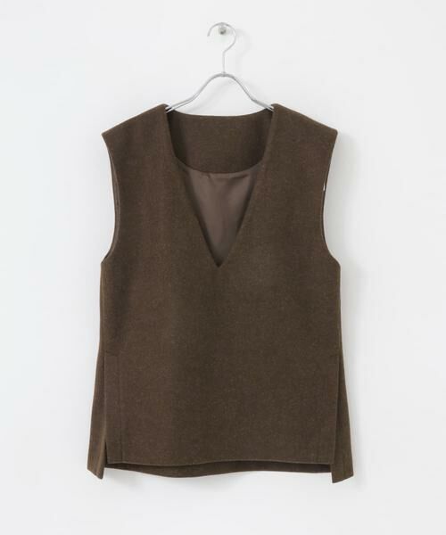 SENSE OF PLACE by URBAN RESEARCH / センスオブプレイス バイ アーバンリサーチ ベスト | ウールライクジャージVネックジレ | 詳細15