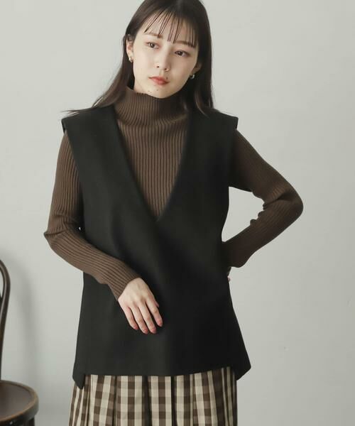 SENSE OF PLACE by URBAN RESEARCH / センスオブプレイス バイ アーバンリサーチ ベスト | ウールライクジャージVネックジレ | 詳細17