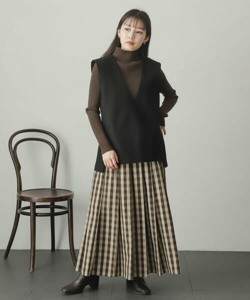 SENSE OF PLACE by URBAN RESEARCH / センスオブプレイス バイ アーバンリサーチ ベスト | ウールライクジャージVネックジレ | 詳細19