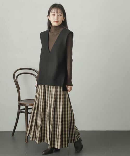 SENSE OF PLACE by URBAN RESEARCH / センスオブプレイス バイ アーバンリサーチ ベスト | ウールライクジャージVネックジレ | 詳細21