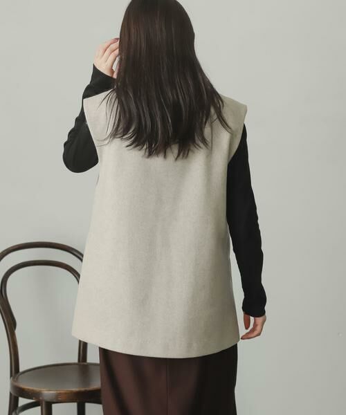 SENSE OF PLACE by URBAN RESEARCH / センスオブプレイス バイ アーバンリサーチ ベスト | ウールライクジャージVネックジレ | 詳細26