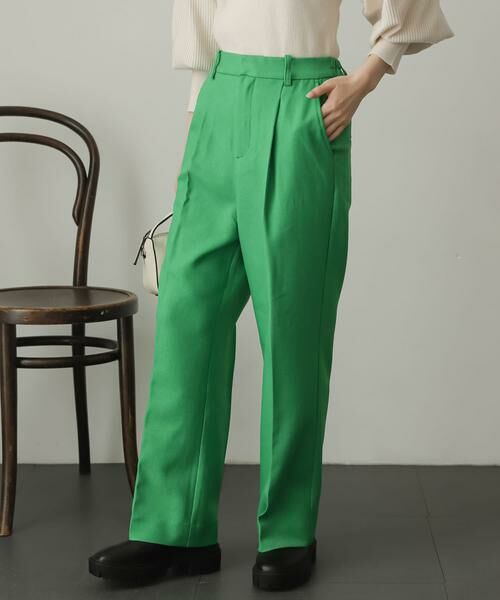 SENSE OF PLACE by URBAN RESEARCH / センスオブプレイス バイ アーバンリサーチ その他パンツ | ウールライクワイドストレートパンツ | 詳細1