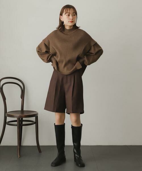 SENSE OF PLACE by URBAN RESEARCH / センスオブプレイス バイ アーバンリサーチ その他パンツ | ウールライクバミューダパンツ | 詳細7