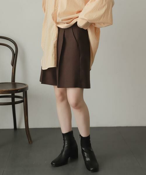 SENSE OF PLACE by URBAN RESEARCH / センスオブプレイス バイ アーバンリサーチ その他パンツ | ウールライクバミューダパンツ(ブラウン)