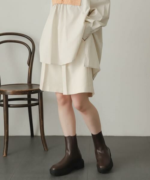 SENSE OF PLACE by URBAN RESEARCH / センスオブプレイス バイ アーバンリサーチ その他パンツ | ウールライクバミューダパンツ(ライトベージュ)