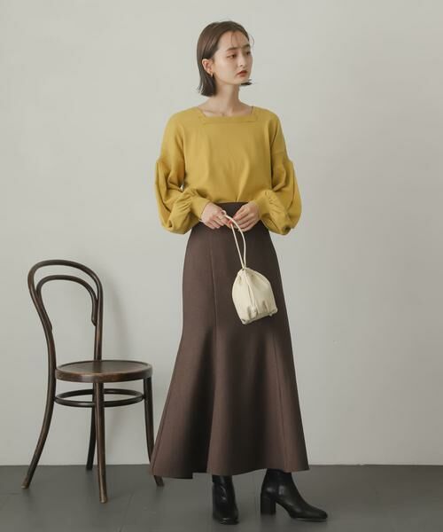 SENSE OF PLACE by URBAN RESEARCH / センスオブプレイス バイ アーバンリサーチ スカート | ウールライクマーメイドスカート | 詳細14