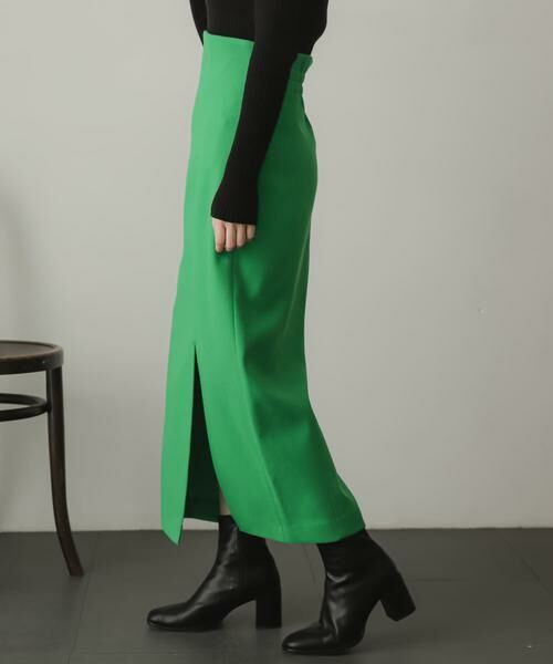 SENSE OF PLACE by URBAN RESEARCH / センスオブプレイス バイ アーバンリサーチ スカート | ウールライクジャージタイトスリットスカート | 詳細11