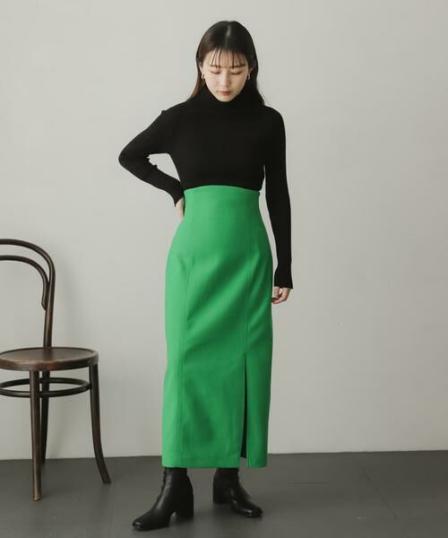 SENSE OF PLACE by URBAN RESEARCH / センスオブプレイス バイ アーバンリサーチ スカート | ウールライクジャージタイトスリットスカート | 詳細13