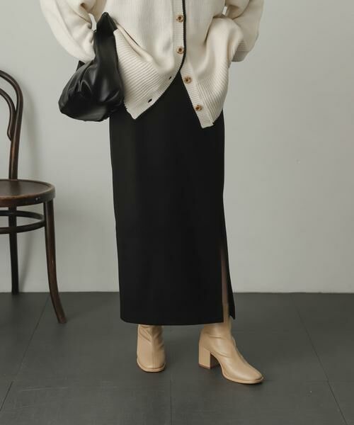SENSE OF PLACE by URBAN RESEARCH / センスオブプレイス バイ アーバンリサーチ スカート | ウールライクジャージタイトスリットスカート | 詳細30