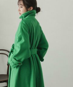 SENSE OF PLACE by URBAN RESEARCH / センスオブプレイス バイ アーバンリサーチ ステンカラーコート | ウールライク2WAYステンカラーロングコート