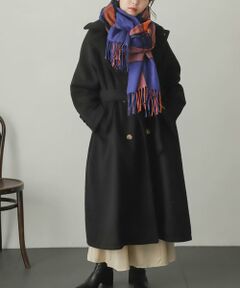 SENSE OF PLACE by URBAN RESEARCH / センスオブプレイス バイ アーバンリサーチ ステンカラーコート | ウールライク2WAYステンカラーロングコート
