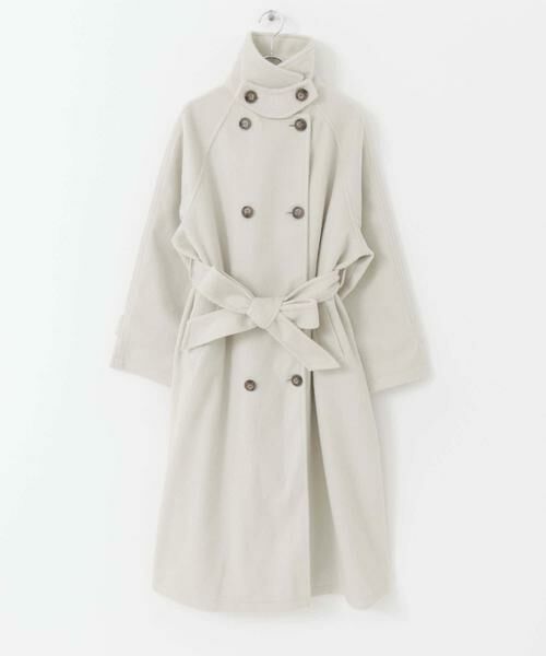 SENSE OF PLACE by URBAN RESEARCH / センスオブプレイス バイ アーバンリサーチ ステンカラーコート | ウールライク2WAYステンカラーロングコート | 詳細26