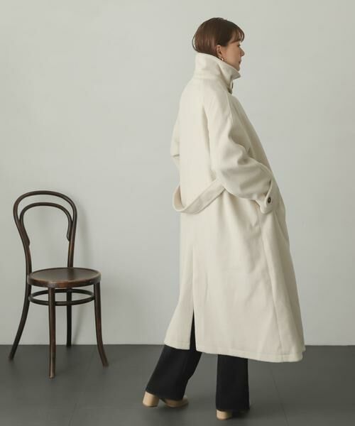 SENSE OF PLACE by URBAN RESEARCH / センスオブプレイス バイ アーバンリサーチ ステンカラーコート | ウールライク2WAYステンカラーロングコート | 詳細20