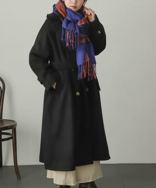 SENSE OF PLACE by URBAN RESEARCH / センスオブプレイス バイ アーバンリサーチ ステンカラーコート | ウールライク2WAYステンカラーロングコート | 詳細27