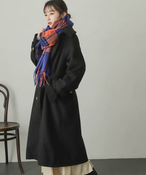 SENSE OF PLACE by URBAN RESEARCH / センスオブプレイス バイ アーバンリサーチ ステンカラーコート | ウールライク2WAYステンカラーロングコート | 詳細28