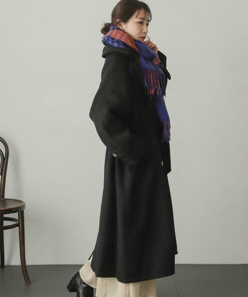 SENSE OF PLACE by URBAN RESEARCH / センスオブプレイス バイ アーバンリサーチ ステンカラーコート | ウールライク2WAYステンカラーロングコート | 詳細30