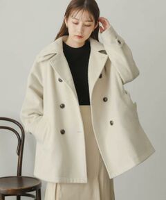 SENSE OF PLACE by URBAN RESEARCH / センスオブプレイス バイ アーバンリサーチ ステンカラーコート | ウールライク2WAYステンカラーミドルコート