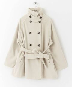 SENSE OF PLACE by URBAN RESEARCH / センスオブプレイス バイ アーバンリサーチ ステンカラーコート | ウールライク2WAYステンカラーミドルコート