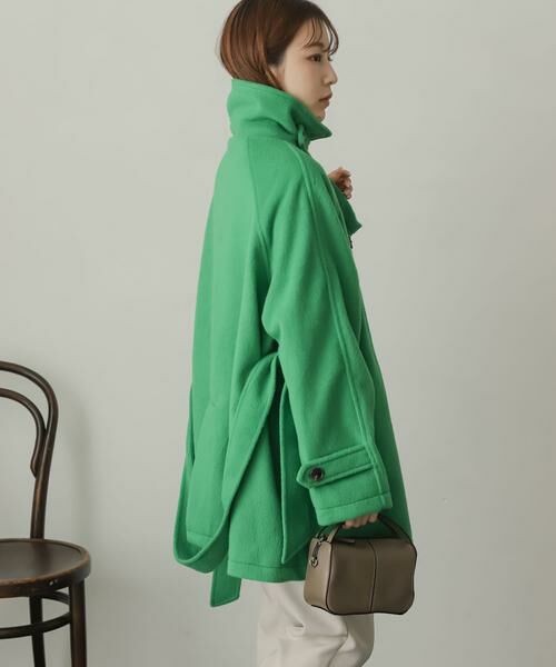 SENSE OF PLACE by URBAN RESEARCH / センスオブプレイス バイ アーバンリサーチ ステンカラーコート | ウールライク2WAYステンカラーミドルコート | 詳細3