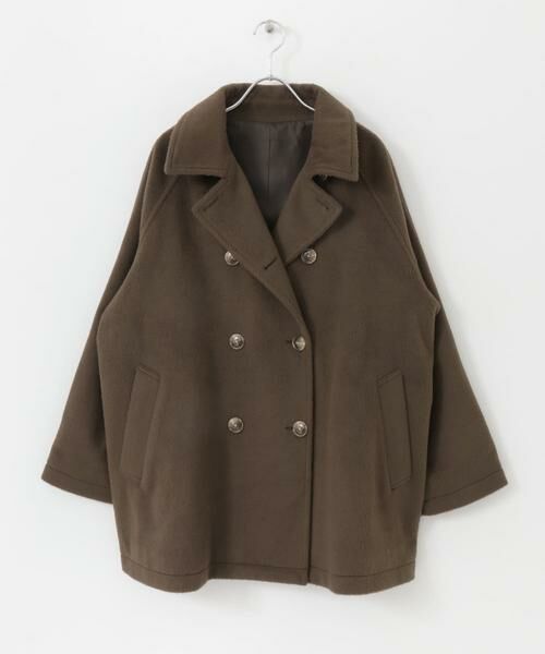 SENSE OF PLACE by URBAN RESEARCH / センスオブプレイス バイ アーバンリサーチ ステンカラーコート | ウールライク2WAYステンカラーミドルコート | 詳細21