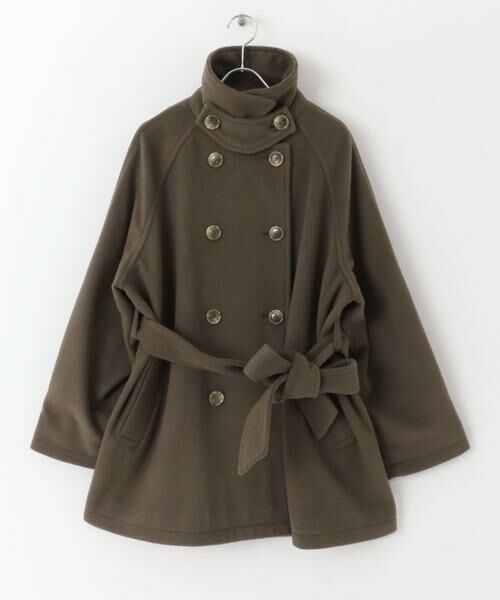 SENSE OF PLACE by URBAN RESEARCH / センスオブプレイス バイ アーバンリサーチ ステンカラーコート | ウールライク2WAYステンカラーミドルコート | 詳細25