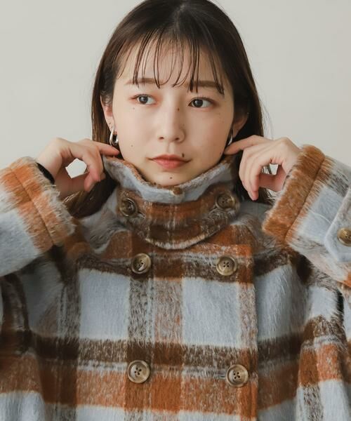 SENSE OF PLACE by URBAN RESEARCH / センスオブプレイス バイ アーバンリサーチ ステンカラーコート | ウールライク2WAYステンカラーミドルコート | 詳細26