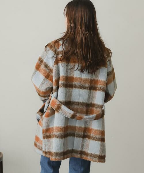 SENSE OF PLACE by URBAN RESEARCH / センスオブプレイス バイ アーバンリサーチ ステンカラーコート | ウールライク2WAYステンカラーミドルコート | 詳細30