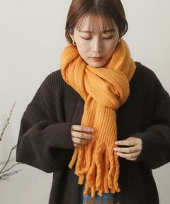 SENSE OF PLACE by URBAN RESEARCH / センスオブプレイス バイ アーバンリサーチ マフラー・ショール・スヌード・ストール | ビッグフリンジニットストール