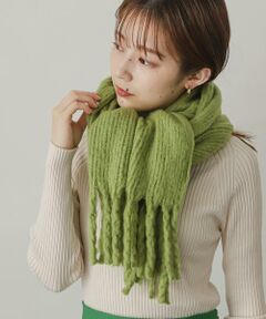 SENSE OF PLACE by URBAN RESEARCH / センスオブプレイス バイ アーバンリサーチ マフラー・ショール・スヌード・ストール | ビッグフリンジニットストール