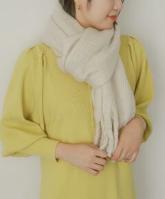 SENSE OF PLACE by URBAN RESEARCH / センスオブプレイス バイ アーバンリサーチ マフラー・ショール・スヌード・ストール | ビッグフリンジニットストール