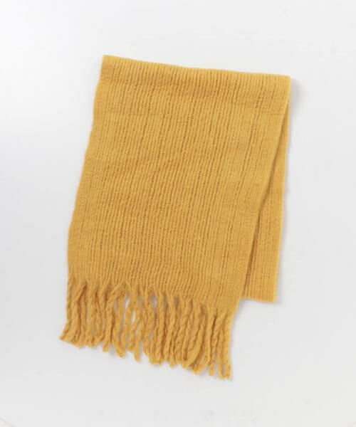 SENSE OF PLACE by URBAN RESEARCH / センスオブプレイス バイ アーバンリサーチ マフラー・ショール・スヌード・ストール | ビッグフリンジニットストール | 詳細3