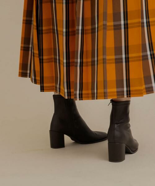 SENSE OF PLACE by URBAN RESEARCH / センスオブプレイス バイ アーバンリサーチ ブーツ（ショート丈） | スクエアトウセンターシームストレッチブーツ | 詳細6