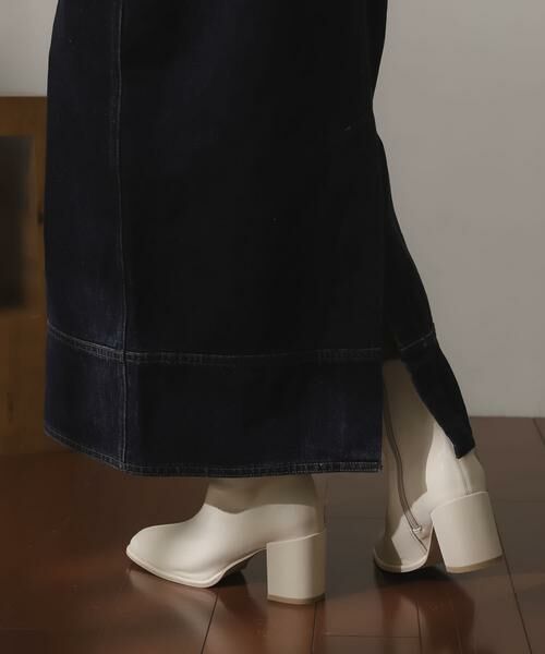 SENSE OF PLACE by URBAN RESEARCH / センスオブプレイス バイ アーバンリサーチ ブーツ（ショート丈） | スクエアトウセンターシームストレッチブーツ | 詳細1