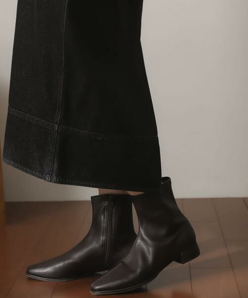 SENSE OF PLACE by URBAN RESEARCH / センスオブプレイス バイ アーバンリサーチ ブーツ（ショート丈） | スクエアトウセンターシームストレッチローブーツ | 詳細2
