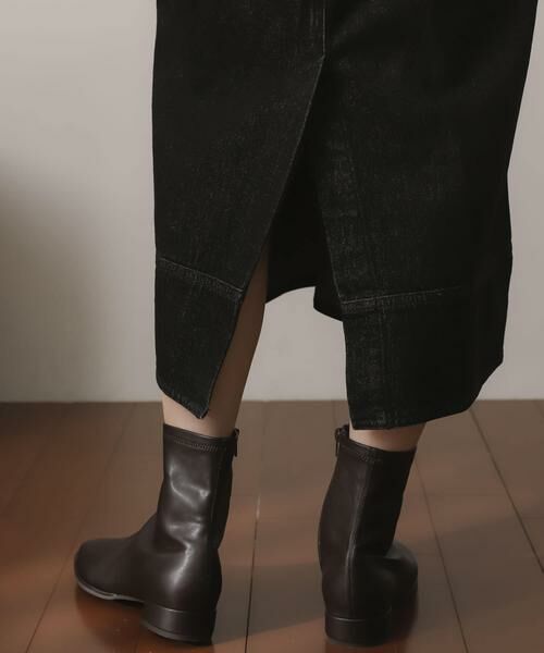 SENSE OF PLACE by URBAN RESEARCH / センスオブプレイス バイ アーバンリサーチ ブーツ（ショート丈） | スクエアトウセンターシームストレッチローブーツ | 詳細3