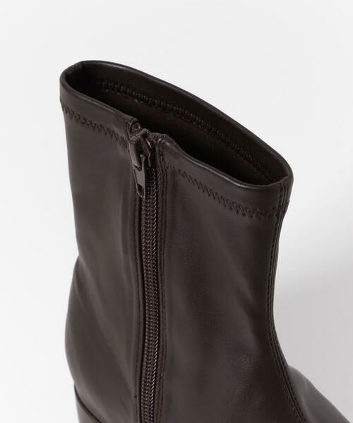 SENSE OF PLACE by URBAN RESEARCH / センスオブプレイス バイ アーバンリサーチ ブーツ（ショート丈） | スクエアトウセンターシームストレッチローブーツ | 詳細8