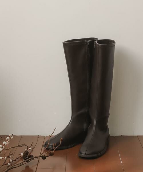 SENSE OF PLACE by URBAN RESEARCH / センスオブプレイス バイ アーバンリサーチ ブーツ（ショート丈） | スクエアトウセンターシームロングブーツ | 詳細3