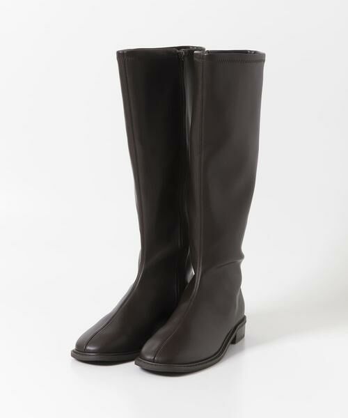 SENSE OF PLACE by URBAN RESEARCH / センスオブプレイス バイ アーバンリサーチ ブーツ（ショート丈） | スクエアトウセンターシームロングブーツ | 詳細4